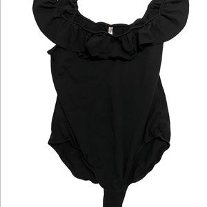 FRILL SLEEVE BODYSUIT